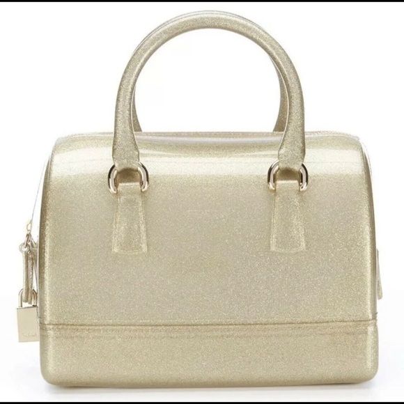 Gold Glitter Candy Bag Purse - Picture 3 of 5